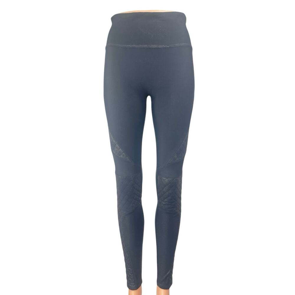Spanx Gray High Rise Seamless Athletic Performance Yoga Active Leggings Pants S